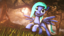 Size: 1920x1080 | Tagged: safe, artist:star-lightstarbright, oc, oc only, oc:starlight starbright, 3d, cute, flying, solo