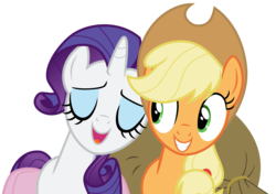 Size: 11152x7846 | Tagged: safe, artist:decprincess, applejack, rarity, g4, trade ya!, .svg available, absurd resolution, simple background, transparent background, vector
