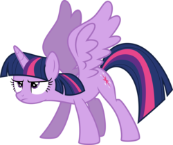 Size: 7756x6477 | Tagged: safe, artist:decprincess, twilight sparkle, alicorn, pony, g4, twilight's kingdom, .svg available, absurd resolution, female, mare, simple background, solo, transparent background, twilight sparkle (alicorn), vector