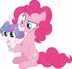 Size: 7939x7630 | Tagged: safe, artist:decprincess, pinkie pie, princess flurry heart, g4, the crystalling, .svg available, absurd resolution, simple background, transparent background, vector