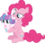 Size: 7939x7630 | Tagged: safe, artist:decprincess, pinkie pie, princess flurry heart, g4, the crystalling, .svg available, absurd resolution, simple background, transparent background, vector