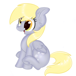 Size: 2000x2000 | Tagged: safe, artist:pvrii, derpy hooves, pegasus, pony, g4, cute, derpabetes, female, high res, mare, simple background, solo, transparent background