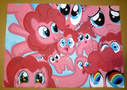 Size: 800x565 | Tagged: safe, artist:tanishi194, pinkie pie, g4, drawing, female, solo