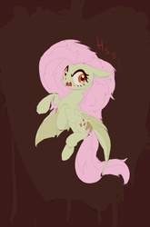 Size: 665x1010 | Tagged: safe, fluttershy, bat pony, pony, g4, female, flutterbat, race swap, sketch, solo