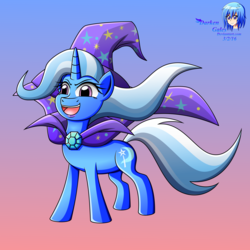 Size: 5500x5500 | Tagged: safe, artist:darkengales, trixie, pony, unicorn, g4, absurd resolution, female, mare, solo