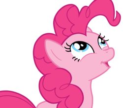 Size: 1200x1060 | Tagged: safe, artist:carlos123454321, pinkie pie, g4, newbie dash, female, open mouth, simple background, solo, transparent background, vector