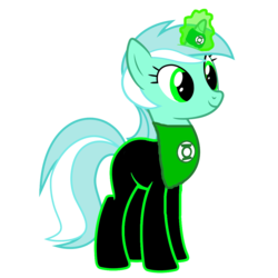 Size: 1536x1536 | Tagged: safe, artist:90sigma, artist:motownwarrior01, lyra heartstrings, g4, crossover, dc comics, female, green lantern, green lantern (comic), green lantern corps, horn, horn ring, simple background, solo, transparent background