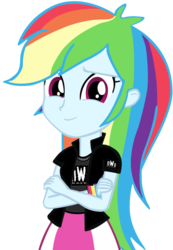 Size: 744x1073 | Tagged: safe, artist:digiradiance, rainbow dash, equestria girls, g4, crossover, female, new world order, nwo, simple background, solo, transparent background, wcw, wrestling, wwe