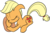 Size: 4300x2800 | Tagged: safe, artist:datapony, applejack, earth pony, pony, g4, cute, female, high res, simple background, sleeping, solo, transparent background