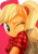 Size: 1447x2047 | Tagged: safe, artist:mysticalpha, applejack, earth pony, anthro, g4, female, smiling, solo, wink