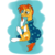 Size: 2500x2500 | Tagged: safe, artist:bojangleee, sunburst, pony, unicorn, g4, floating, high res, male, nervous, simple background, solo, stallion