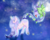 Size: 1280x1033 | Tagged: safe, artist:niniibear, oc, oc only, oc:noname, classical unicorn, plant pony, :p, adoptable, cute, flower, fluffy, horn, horn jewelry, jewelry, leonine tail, night, plant, plantpony, purple, raised leg, rose, smiling, solo, tongue out, unshorn fetlocks, wat