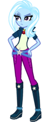 Size: 320x901 | Tagged: safe, artist:airiana45, aria blaze, trixie, equestria girls, g4, my little pony equestria girls: rainbow rocks, alternate universe, female, simple background, solo, transparent background