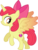 Size: 1322x1738 | Tagged: safe, artist:cloudy glow, apple bloom, alicorn, pony, g4, bloomicorn, colored wings, cutie mark, female, filly, gradient wings, race swap, simple background, solo, the cmc's cutie marks, transparent background, vector, xk-class end-of-the-world scenario