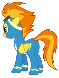 Size: 4500x6000 | Tagged: safe, artist:reginault, spitfire, pegasus, pony, g4, newbie dash, .svg available, absurd resolution, butt, female, plot, show accurate, simple background, solo, transparent background, vector, wonderbolts uniform