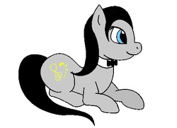 Size: 449x325 | Tagged: safe, oc, oc only, oc:klavinova, pony, female, mare, simple background, smiling, solo, white background