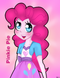 Size: 566x729 | Tagged: safe, artist:marydark22, pinkie pie, equestria girls, g4, female, solo