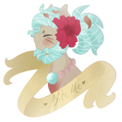 Size: 900x898 | Tagged: safe, artist:rannarbananar, oc, oc only, oc:tetra, original species, pond pony, banner, solo