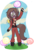 Size: 1945x2900 | Tagged: safe, artist:darkpinkmonster, oc, oc only, candy, crossover, do you believe in magic?, food, lollipop, meet the pyro, parody, pyro (tf2), pyroland, solo, team fortress 2