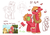 Size: 4239x3000 | Tagged: safe, artist:ruef, screencap, big macintosh, earth pony, pony, applebuck season, g4, my little pony: friendship is magic, bandage, best pony, butt, hay stalk, high res, male, mlp rewind art challenge, plot, scene interpretation, screencap reference, sketch, stallion, straw in mouth