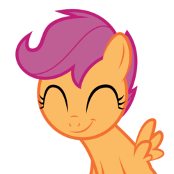 Size: 5000x5000 | Tagged: safe, artist:crimson, scootaloo, g4, on your marks, absurd resolution, cute, cutealoo, female, simple background, solo, transparent background, vector