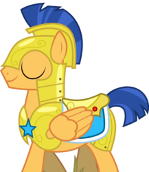 Size: 3000x3450 | Tagged: safe, artist:uponia, flash sentry, pegasus, pony, g4, .svg available, armor, eyes closed, high res, male, simple background, solo, stallion, transparent background, vector