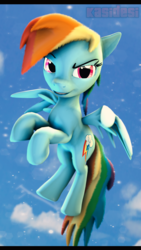 Size: 720x1280 | Tagged: safe, artist:alcohors, rainbow dash, g4, 3d, female, solo, source filmmaker