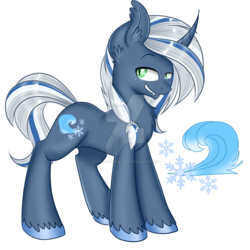 Size: 1024x1024 | Tagged: safe, artist:pvrii, oc, oc only, oc:coastal frost, simple background, solo, transparent background, watermark