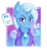 Size: 900x954 | Tagged: safe, artist:falldust, trixie, pony, unicorn, g4, female, grin, mare, smiling, solo