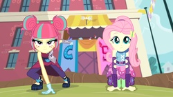 Size: 1920x1080 | Tagged: safe, screencap, fluttershy, sour sweet, equestria girls, g4, my little pony equestria girls: friendship games, female