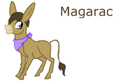 Size: 786x506 | Tagged: safe, artist:tajgon01, oc, oc only, oc:magarac, donkey, offspring, parent:cranky doodle donkey, parent:matilda, parents:crankilda, simple background, solo, white background