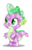 Size: 2304x3617 | Tagged: safe, artist:infinitewarlock, spike, crystal pony, dragon, pony, g4, crystallized, high res, male, simple background, solo, transparent background, vector