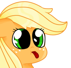 Size: 2056x1967 | Tagged: safe, artist:laserpewpewrblx, applejack, earth pony, pony, g4, female, silly, silly pony, solo, tongue out, who's a silly pony