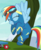 Size: 592x719 | Tagged: safe, rainbow dash, g4, newbie dash, cute, female, goggles, so awesome, solo, wonderbolts uniform