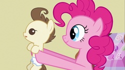 Size: 1100x618 | Tagged: safe, screencap, pinkie pie, pound cake, baby cakes, g4