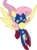 Size: 1024x1376 | Tagged: safe, artist:agentkirin, fluttershy, pegasus, pony, g4, captain america, captain equestria, crossover, female, simple background, solo