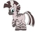 Size: 720x670 | Tagged: safe, artist:lion-grey, oc, oc only, oc:dindu muffin, zebra, solo