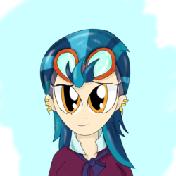 Size: 1598x1600 | Tagged: safe, artist:mildockart, indigo zap, equestria girls, g4, my little pony equestria girls: friendship games, cute, female, looking at you, solo, zapabetes