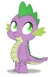 Size: 380x554 | Tagged: dead source, safe, artist:ultrard, spike, dragon, g4, male, simple background, solo, transparent background