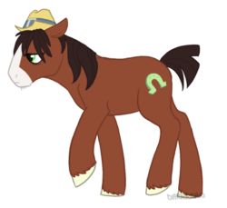 Size: 519x476 | Tagged: safe, artist:darkodraco, trouble shoes, appleoosa's most wanted, g4, male, simple background, solo, transparent background