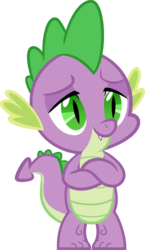 Size: 3384x5832 | Tagged: safe, artist:itv-canterlot, spike, g4, what about discord?, .ai available, .svg available, absurd resolution, male, simple background, solo, transparent background, vector