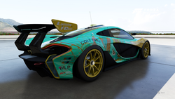 Size: 1920x1080 | Tagged: safe, lightning dust, g4, car, forza motorsport, forza motorsport 6, mclaren p1 gtr