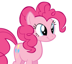 Size: 1009x891 | Tagged: safe, artist:juicy-cactus, pinkie pie, g4, party of one, female, simple background, solo, transparent background, vector