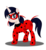 Size: 3570x3902 | Tagged: safe, artist:deannaphantom13, pony, unicorn, female, high res, ladybug (miraculous ladybug), mare, marinette dupain-cheng, miraculous ladybug, ponified, simple background, solo, transparent background