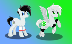 Size: 5286x3230 | Tagged: safe, artist:deannaphantom13, ghost, ghost pony, absurd resolution, danny fenton, danny phantom, male, ponified, stallion