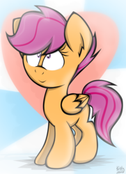 Size: 578x800 | Tagged: safe, artist:kristysk, scootaloo, g4, female, solo