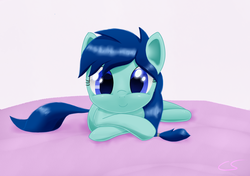 Size: 1024x722 | Tagged: safe, artist:cyanspark, oc, oc only, pony, looking at you, solo