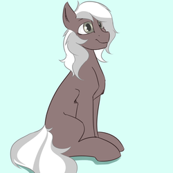 Size: 2160x2160 | Tagged: safe, artist:cold blight, derpibooru exclusive, oc, oc only, earth pony, pony, cute, high res, sitting, smiling, solo