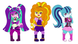 Size: 5036x2864 | Tagged: safe, artist:strawhatcrew96, adagio dazzle, aria blaze, sonata dusk, chipmunk, equestria girls, g4, alvin and the chipmunks, crossover, high res, species swap, the chipettes, the dazzlings