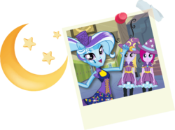 Size: 507x378 | Tagged: artist needed, safe, fuchsia blush, lavender lace, trixie, equestria girls, g4, my little pony equestria girls: rainbow rocks, female, trixie and the illusions